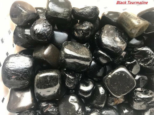 Black Tourmaline Tumble Stones