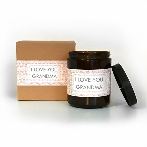 I Love You Grandma Eucalyptus Scented Soy Wax Candle