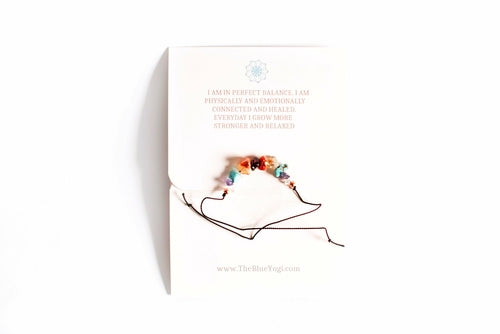 Chakra Balance crystal bracelet/anklet Eco friendly and Sustainable