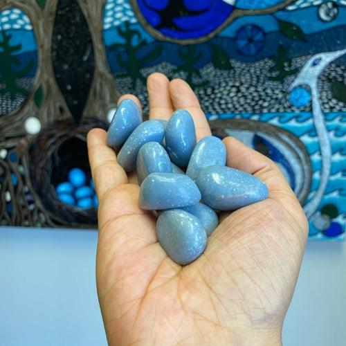 Angelite Tumbled Stones