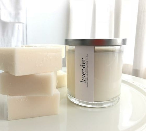 lavender scented candle